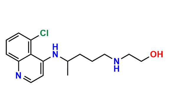 2-((4-[(5-chloroquinolin-4-yl)amino]pentyl)amino)ethan-1-ol
