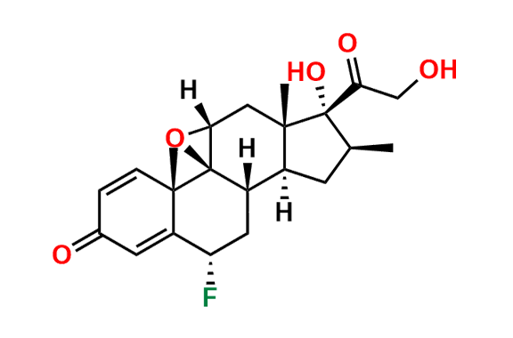 (4aS,4bS,5aS,6aS,7R,8S,9aS,9bS,11S)-11-Fluoro-7-hydroxy-7-(2-hydroxyacetyl)-4a,6a,8-trimethyl-5a,6,6a,7,8,9,9a,9b,10,11-decahydrocyclopenta[1,2]phenanthro[4,4a-b]oxiren-2(4aH)-one