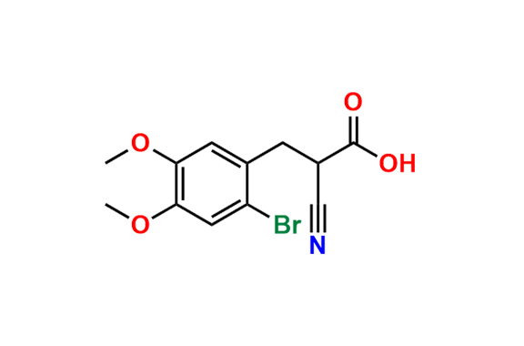 3-(Bromo-4,5-dimethoxyphenyl)-2-cyanopropanoic Acid