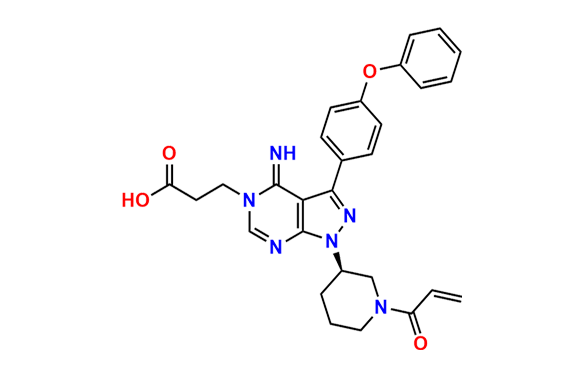 N1-(2-Carboxyethyl) Ibrutinib