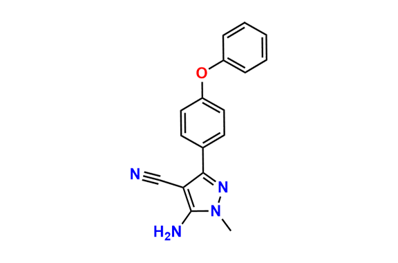 5-Amino-1-methyl-3-(4-phenoxyphenyl)-1H-pyrazole-4-carbonitrile