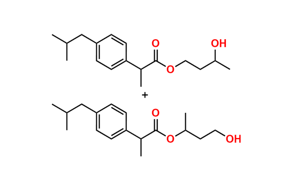 Ibuprofen 1,3-Butylene Glycol Esters (Mixture of Regio- and Stereoisomers)