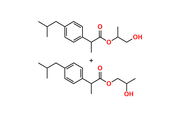 Ibuprofen 1,2-Propylene Glycol Esters (Mixture of Regio- and Stereoisomers)