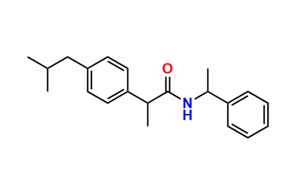 N-(1-Phenylethyl) Ibuprofen amide (Mixture of 4 Diastereomers)