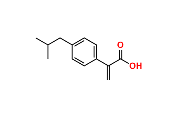 2-(4-Isobutylphenyl)prop-2-enoic Acid