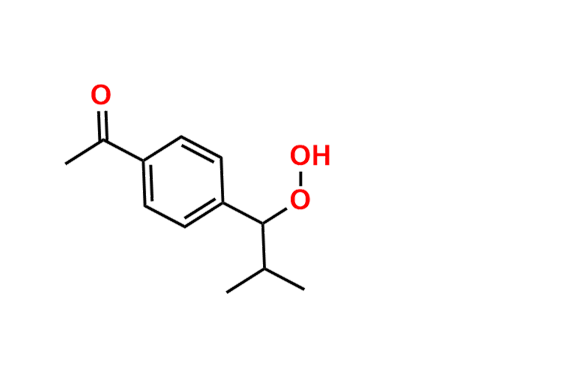 1-(4-(1-Hydroperoxy-2-methylpropyl)phenyl)ethan-1-one