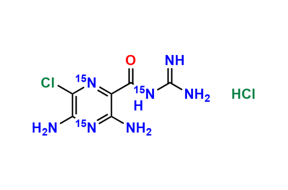 Amiloride-15N3 (Hydrochloride salt)
