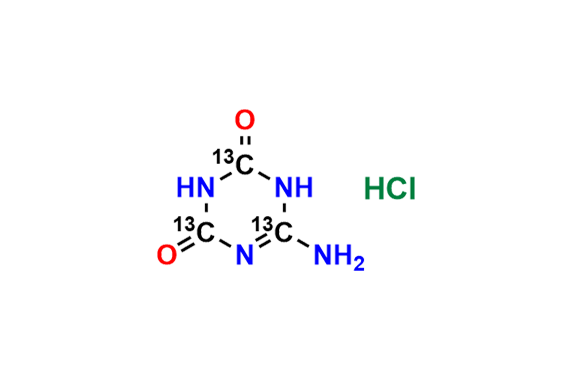 Ammeline-13C3 Hydrochloride