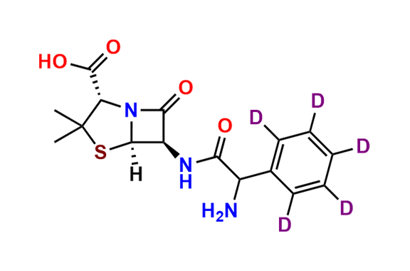 Ampicillin-d5 (Mixture of Diastereomers)