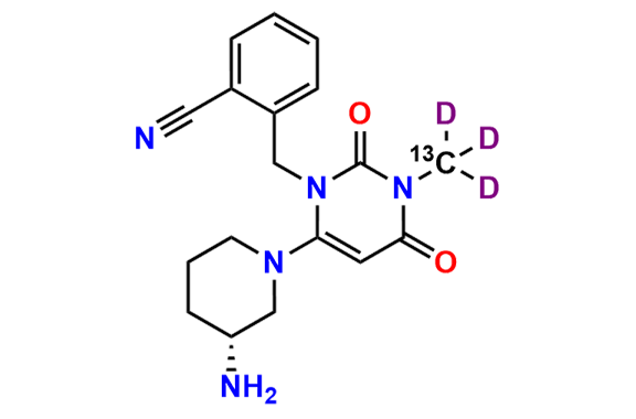Alogliptin benzoate-13C,d3