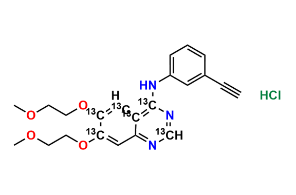 Erlotinib Hydrochloride-13C6