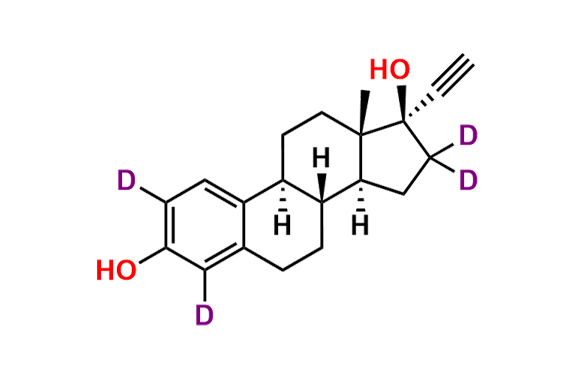 17-alpha ethynyl estradiol-d4