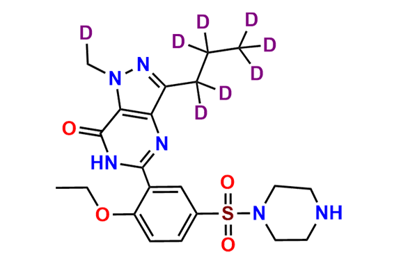 N-desmethyl sildenafil-d8