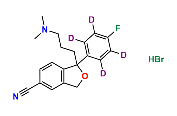 Citalopram-d4 Hydrobromide Salt