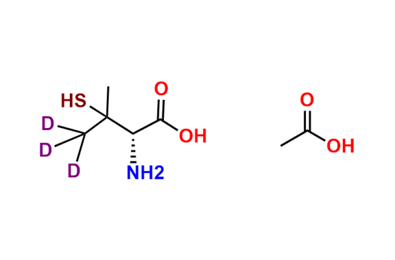 Penicillamine-d3 (Acetate Salt)