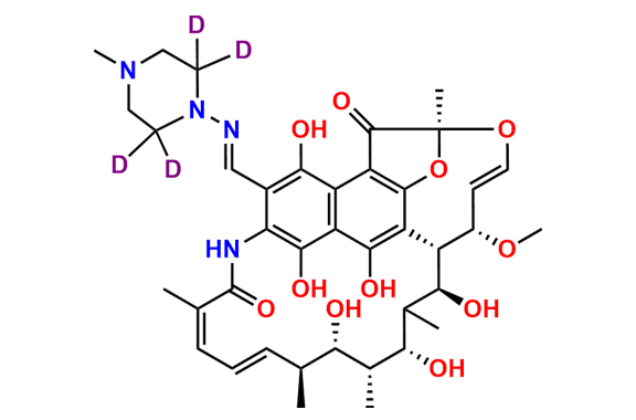 25-Desacetyl Rifampicin-d4