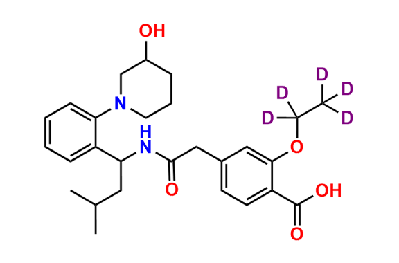 3-Hydroxy repaglinide-d5