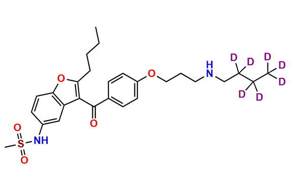 7-Hydroxy Dronedarone-d7