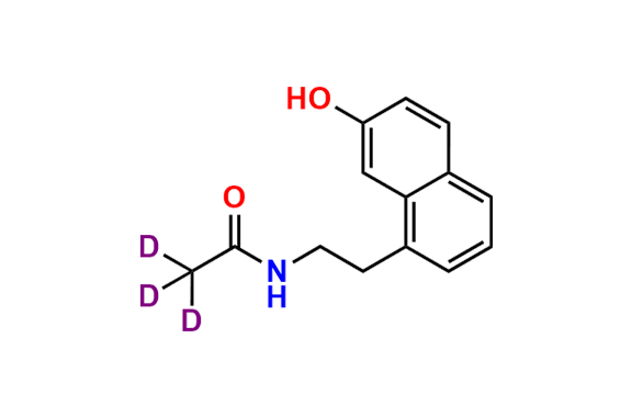 7-Desmethyl-Agomelatine-d3