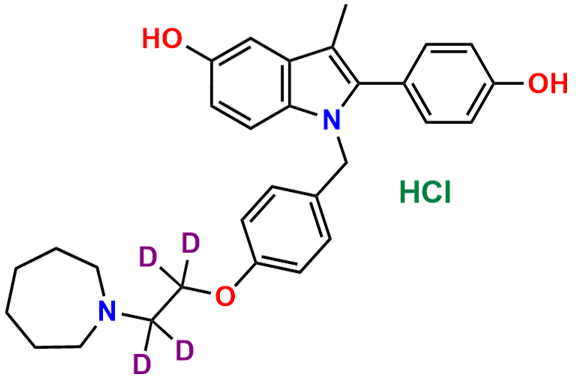 Bazedoxifene-d4 (Hydrochloride salt)