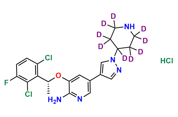Crizotinib-d9 (Hydrochloride salt)