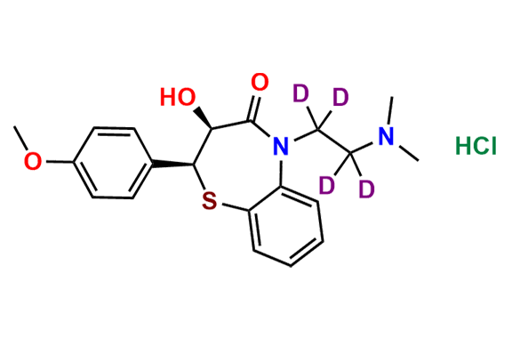 Desacetyl Diltiazem-d4 (Hydrochloride salt)
