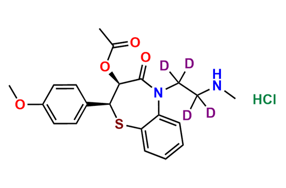 Desmethyl Diltiazem-d4 (Hydrochloride salt)