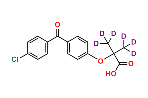 Fenofibric acid-d6