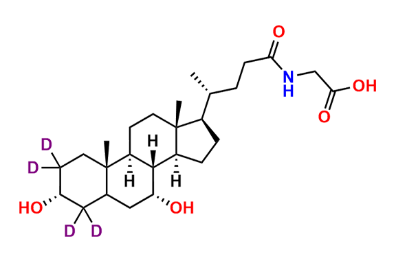 Glycochenodeoxycholic acid-d4