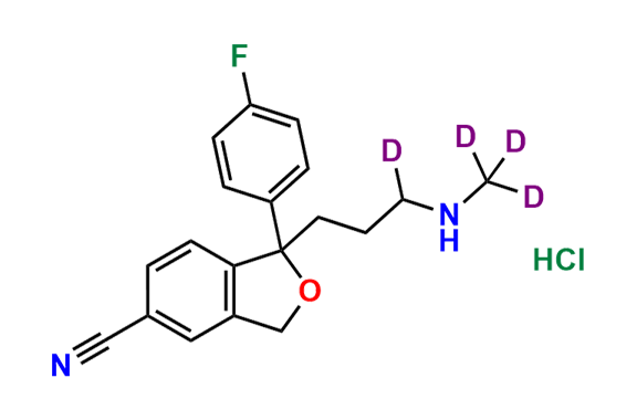 N-desmethyl citalopram-d4 (Hydrochloride salt)