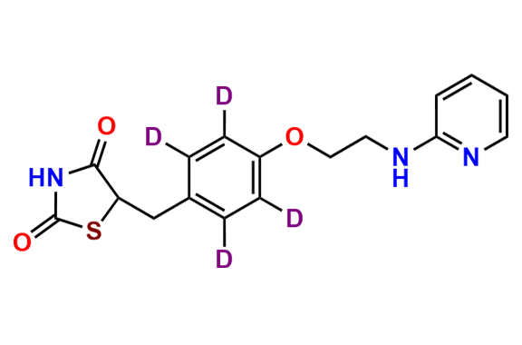 N-Desmethyl rosiglitazone-d4