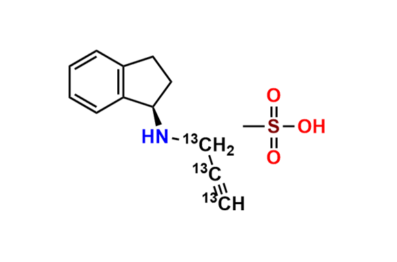 Rasagiline-13C3 (Mesylate salt)