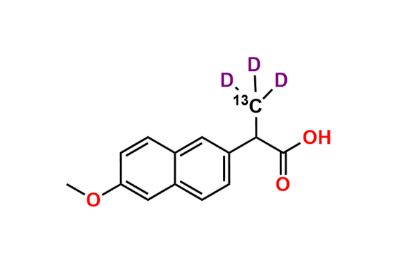 rac-Naproxen-13C,d3