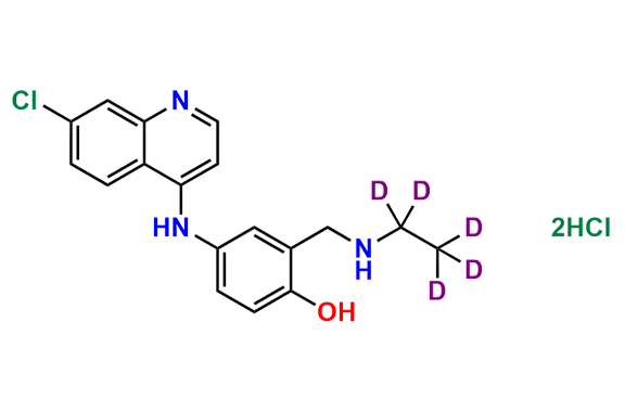 N-Desethyl Amodiaquine-d5 (Dihydrochloride salt)