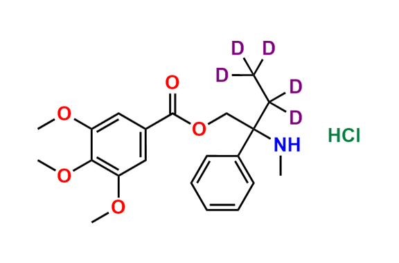 N-Demethyl Trimebutine-d5 (Hydrochloride salt)