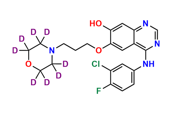 O-Desmethyl gefitinib-d8