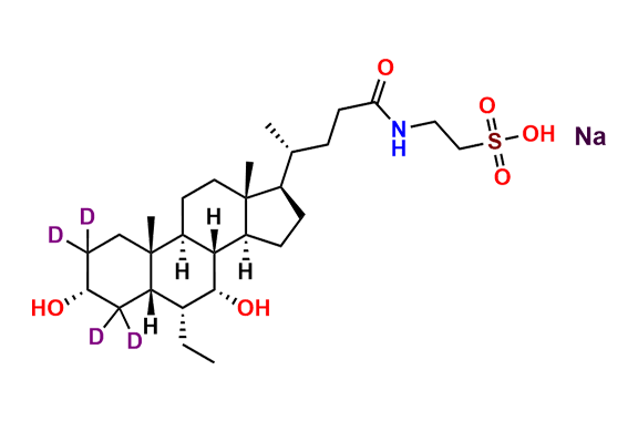 Obeticholic Acid Taurine-d4 (Sodium salt)