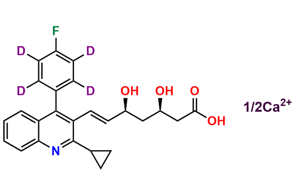 Pitavastatin-d4 (Calcium Salt)