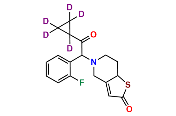 Prasugrel-d4 Metabolite(R-95913, Mixture of Diastereomers)