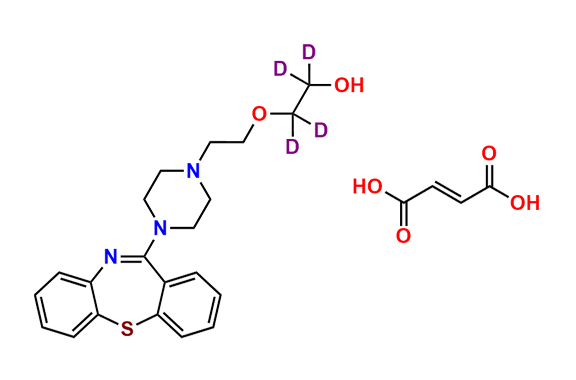 Quetiapine-d4 Fumarate (Possibility 1)