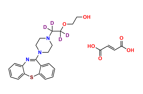 Quetiapine-d4 Fumarate (Possibility 2)