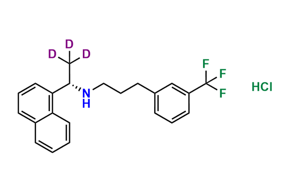 (R)-cinacalcet-d3 (Hydrochloride salt)