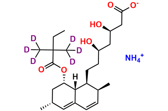 Simvastatin Hydroxy Acid-d6 (Ammonium Salt)