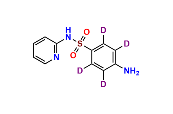 Sulfapyridine-d4