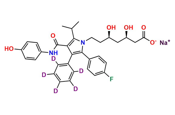 4-Hydroxy Atorvastatin-d5 
(Sodium salt)