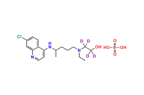 Hydroxychloroquine-d4 Sulfate