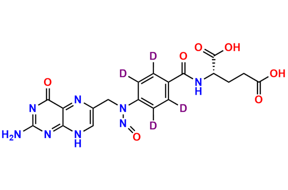 N-Nitroso Folic Acid-d4