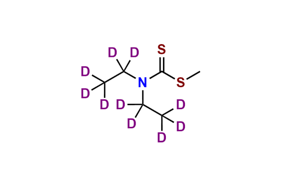S-Methyl N, N-Diethyldithiocarbamate-d10