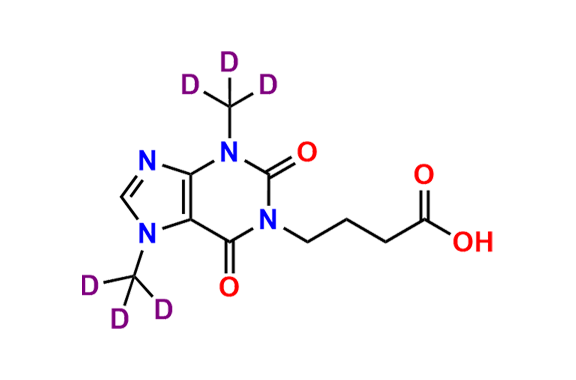 Pentoxifylline Acid-D6