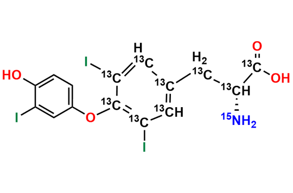 Liothyronine-[13C9,15N]